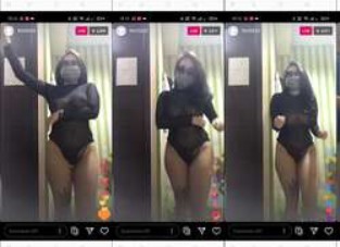 Host Bigo Pamer Toket Bulat uting coklat